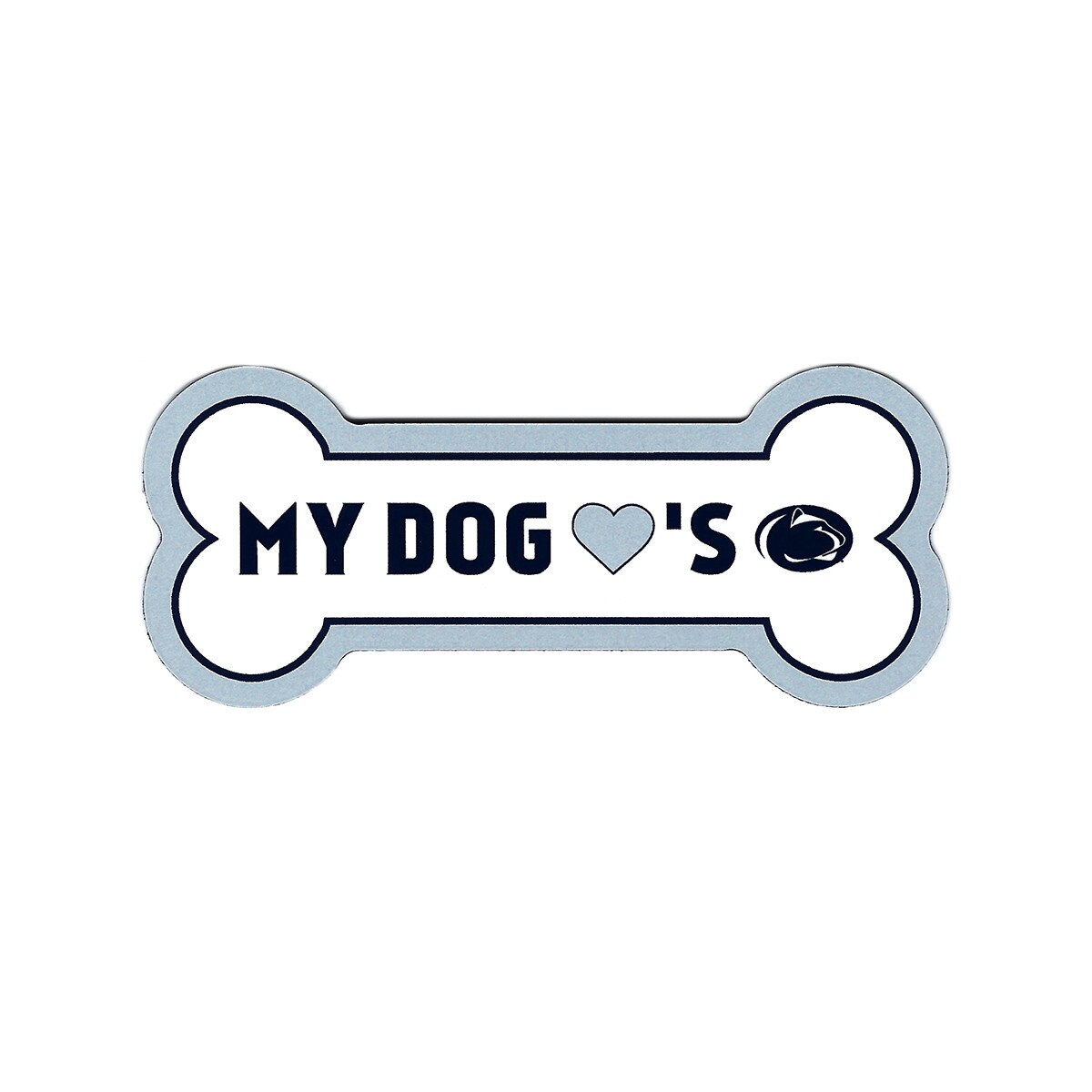 magnet My Dog Loves Penn State Athletic Logo image
